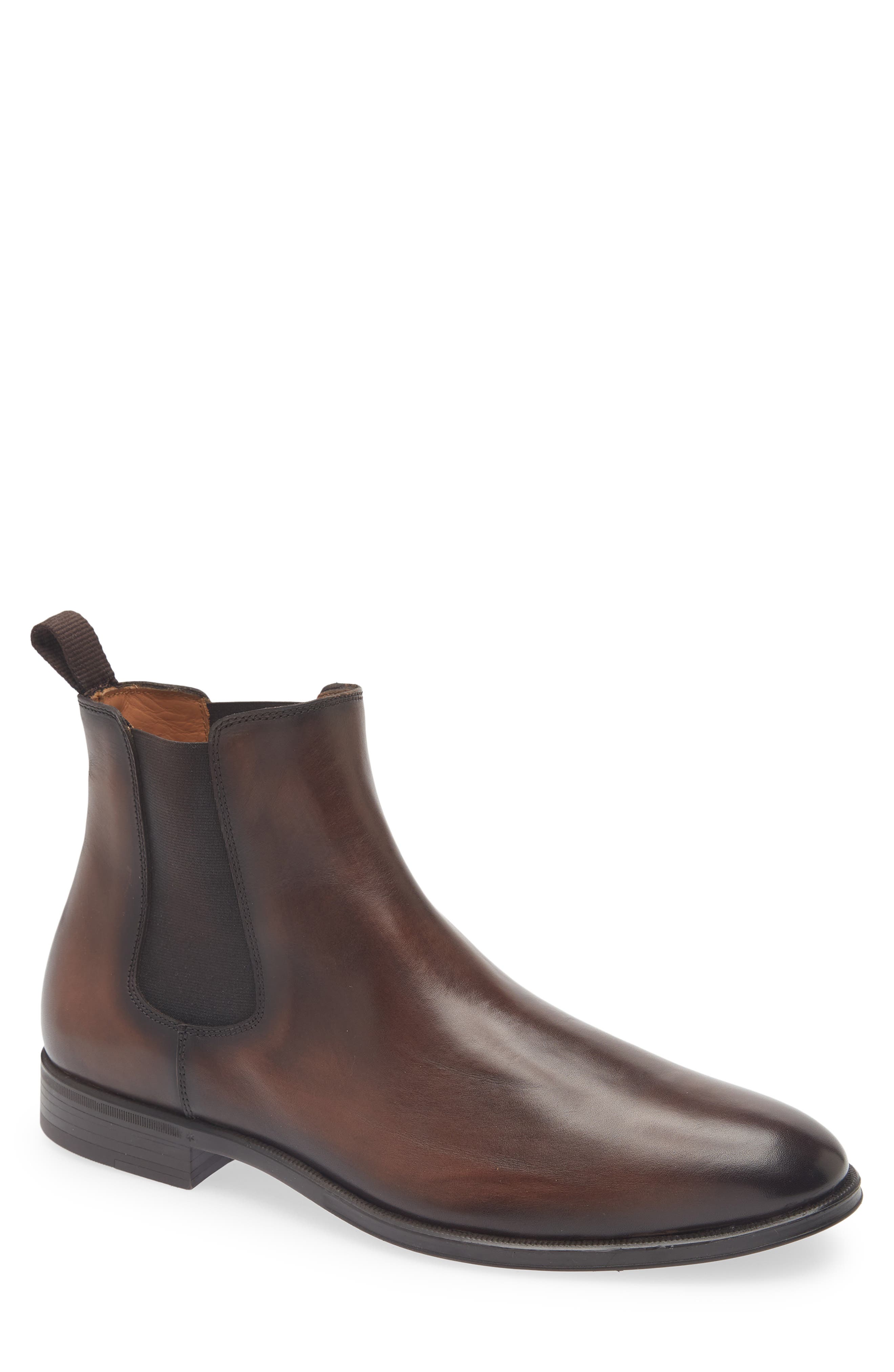 Gentle Souls Santo Chelsea Boot, Main, color, Brown
