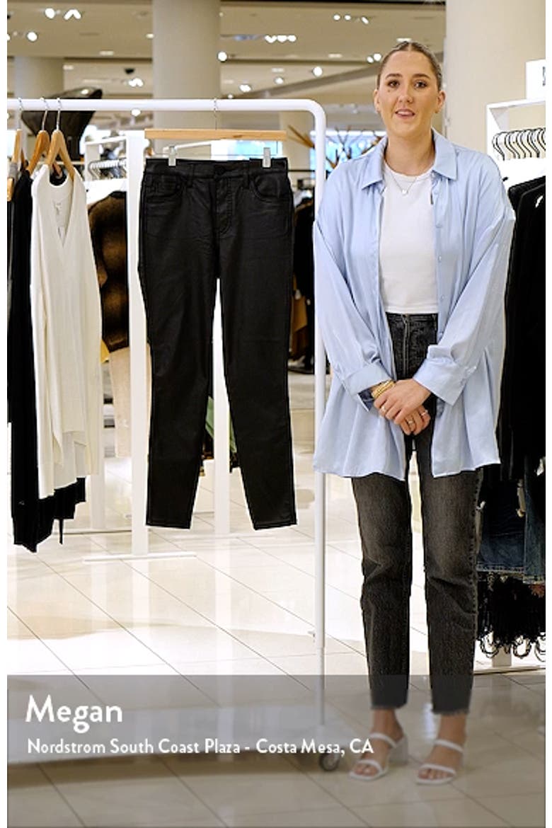 Donna Fab Ab Coated High Waist Ankle Skinny Jeans video