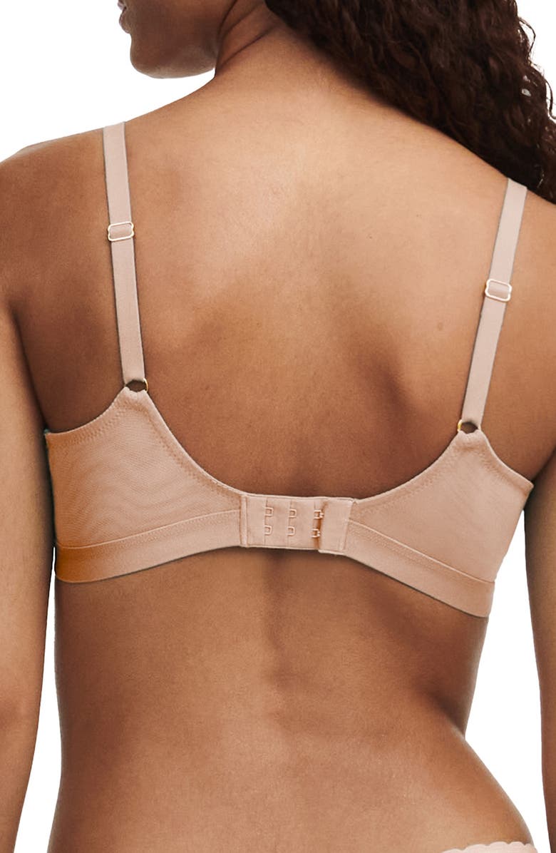 Chantelle Lingerie Monogram Underwire Strappy Unlined Demi Bra, Alternate, color, 