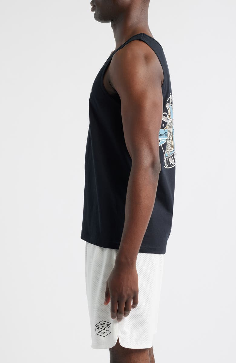 DARK SEAS Easy Going Graphic Tank, Alternate, color, Black