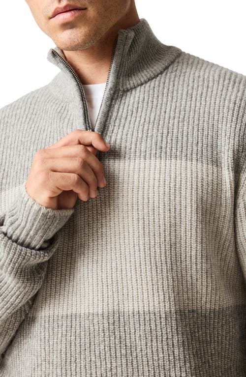 Rodd & Gunn Hudson Half-zip Sweater In Gray