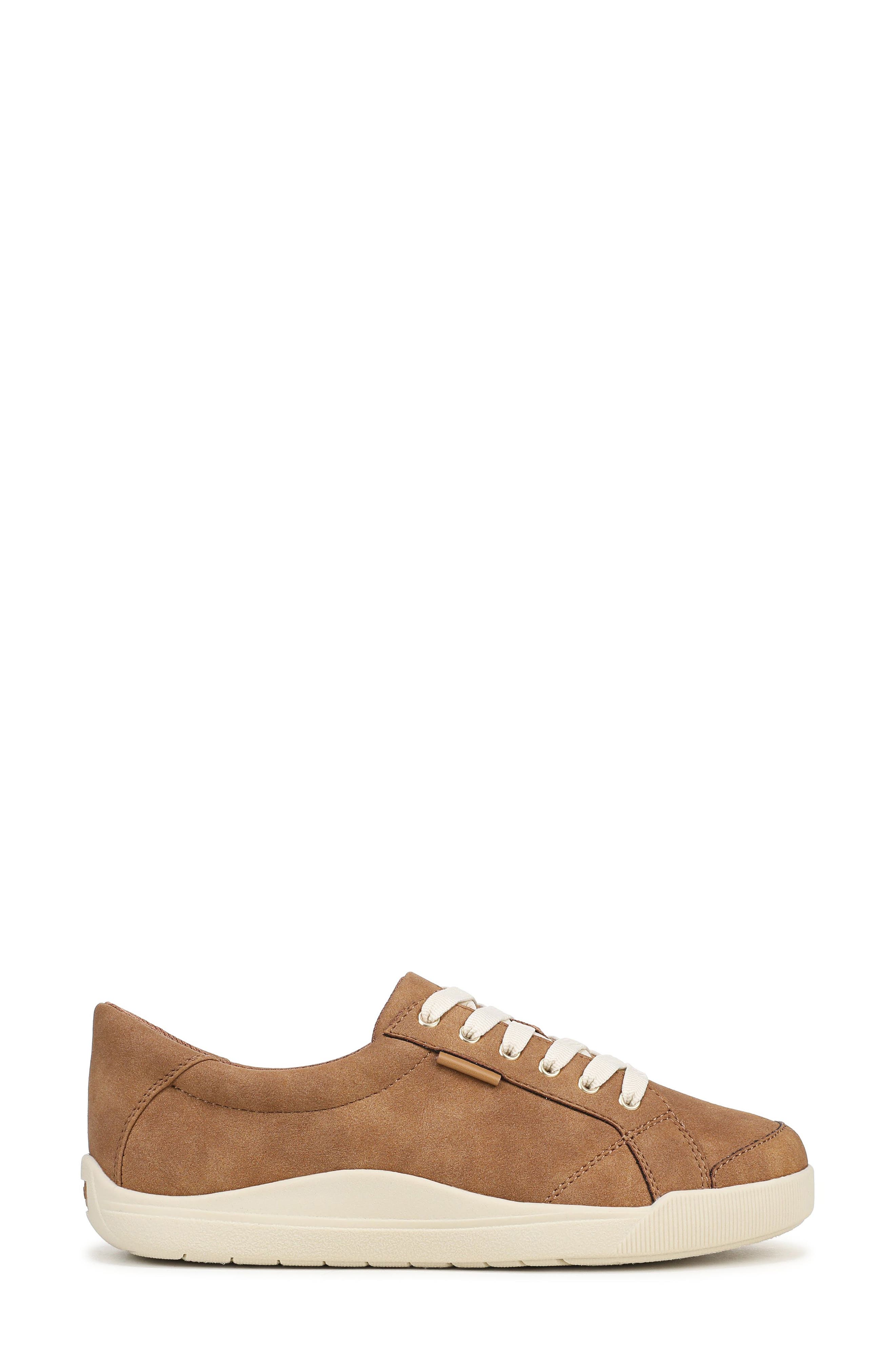 Be Bright Sneaker, Alternate, color, LIGHT HONEY BROWN FAUX LEATHER