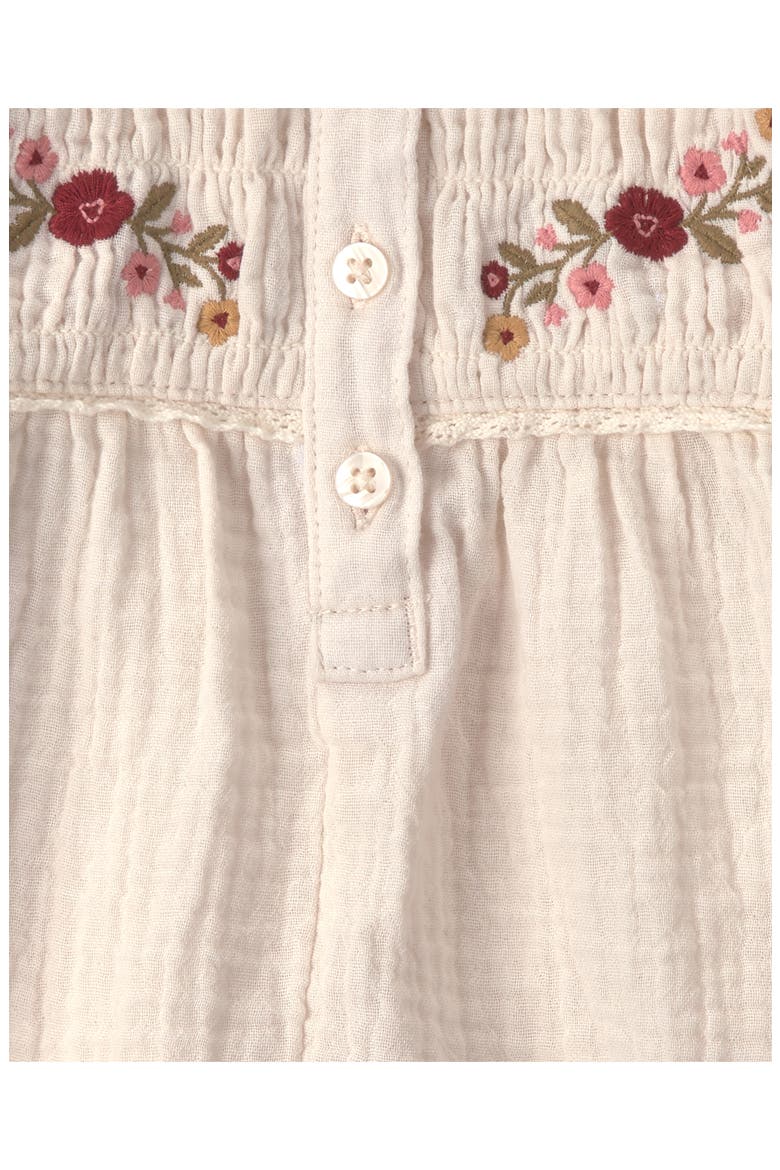 Organic Cotton Gauze Top, Alternate, color, CREAM FLORAL