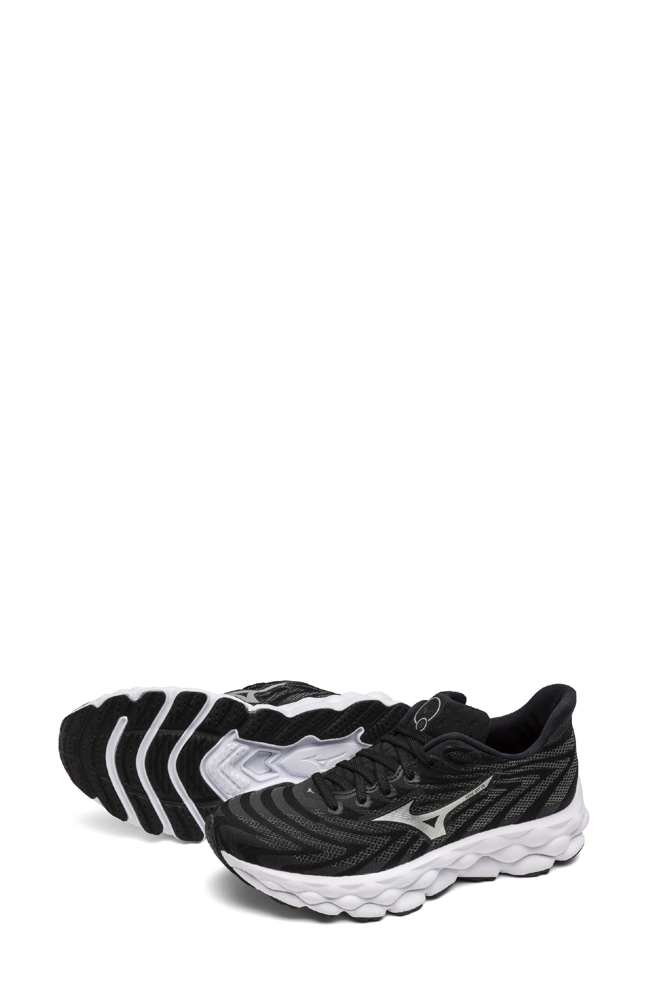 Mizuno Wave Sky 8 Running Shoe, Alternate, color, Black-Silver
