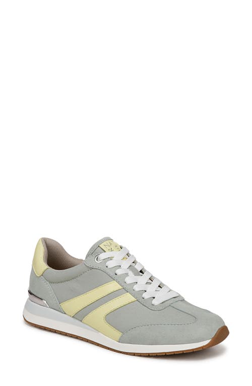 Naturalizer Women's Lorena Closed Round Toe Lace Up Sneakers In Pistachio Green/lemon Lime