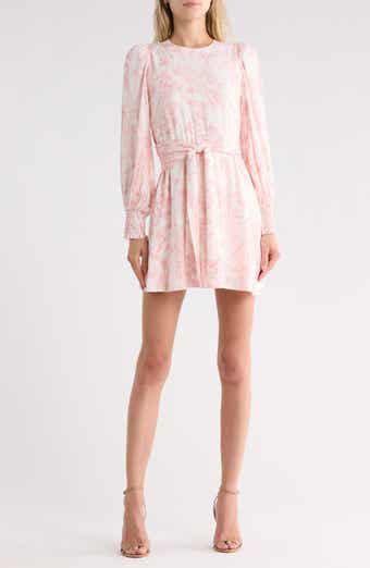 Molli Floral Long Sleeve Tie Waist Dress