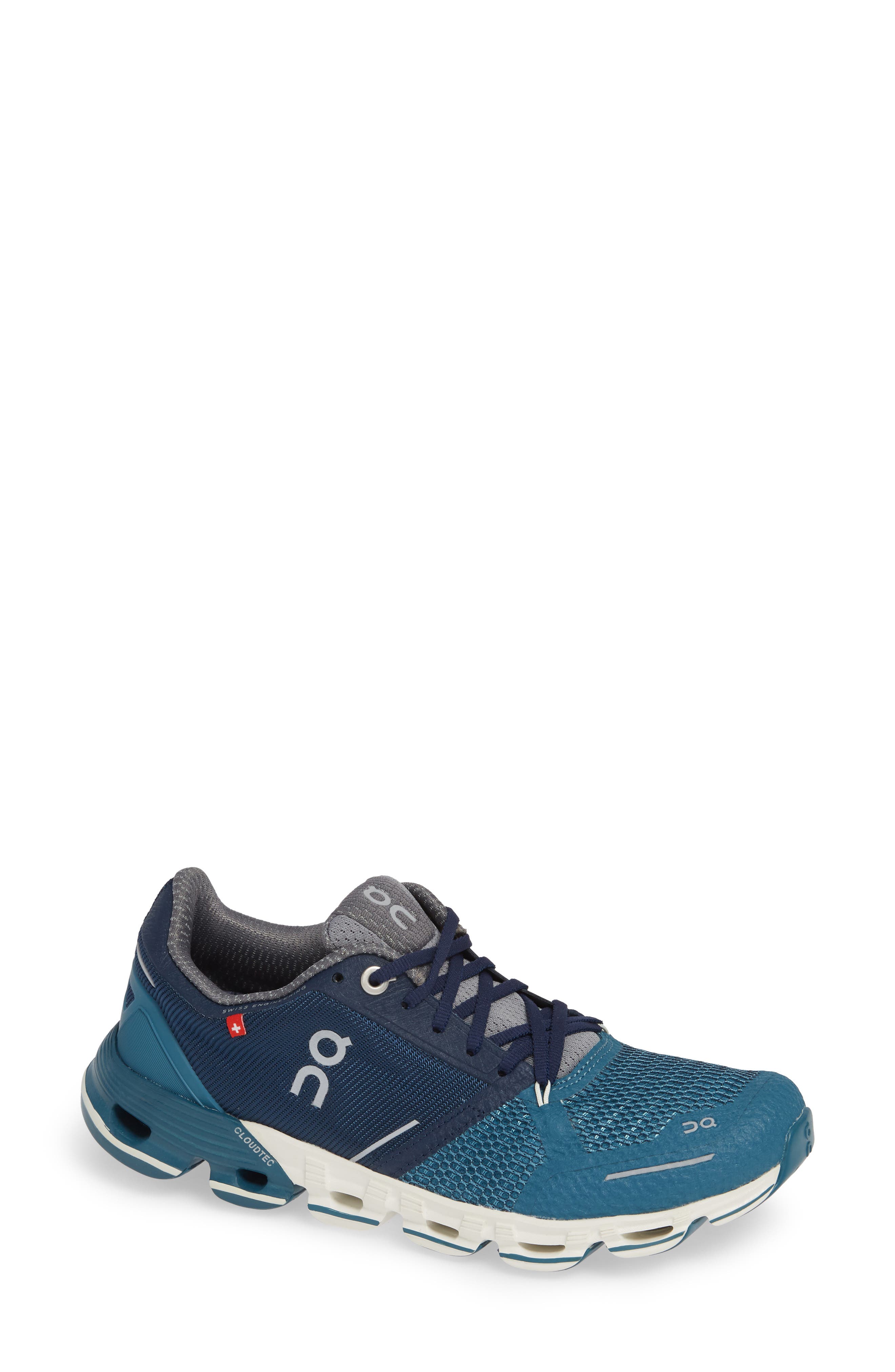 Cloudflyer Running Shoe - Women, Main, color, STORM/WHITE