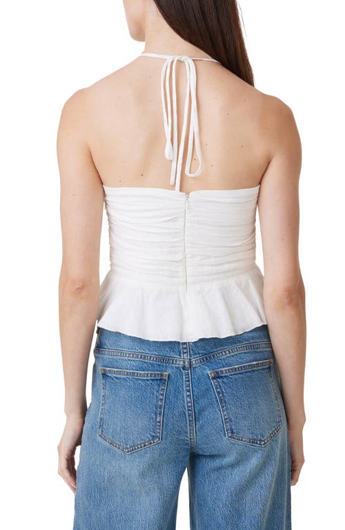 Shop Habitual Ruched Halter Top In White