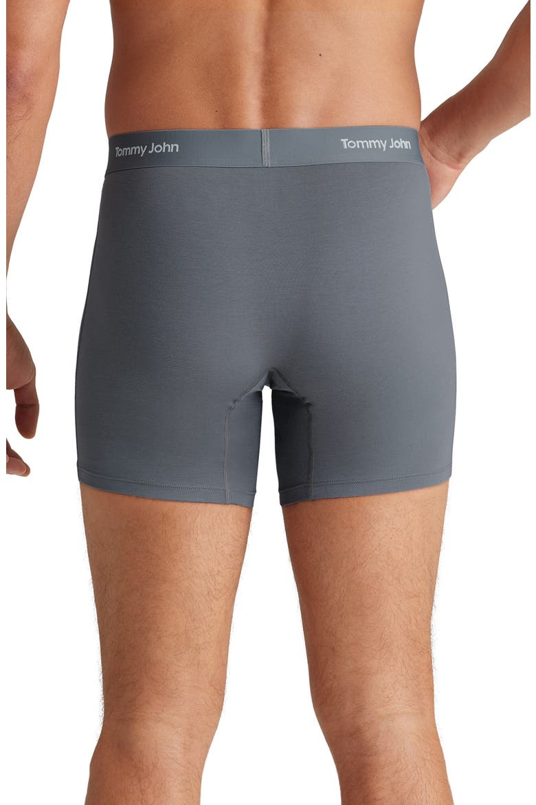 Men's 3-Pack Essential Second Skin Modal Blend Boxer Briefs, Alternate, color, BLCKBUTY/TURB/MNMNT
