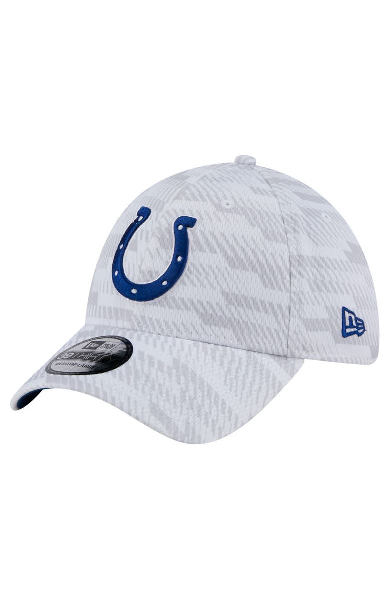New Era Men's New Era  White Indianapolis Colts Gameday Graded 39THIRTY Flex Hat, Alternate, color, 