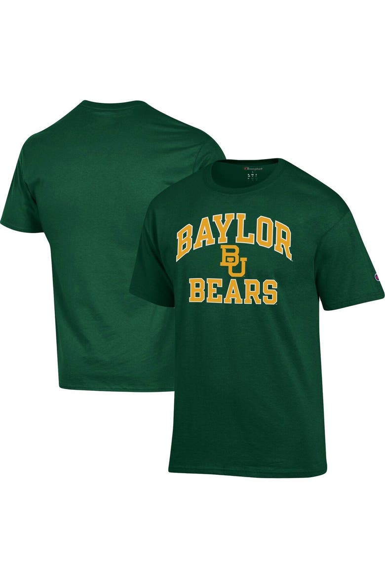 Men's Champion Green Baylor Bears High Motor T-Shirt, Main, color, Green
