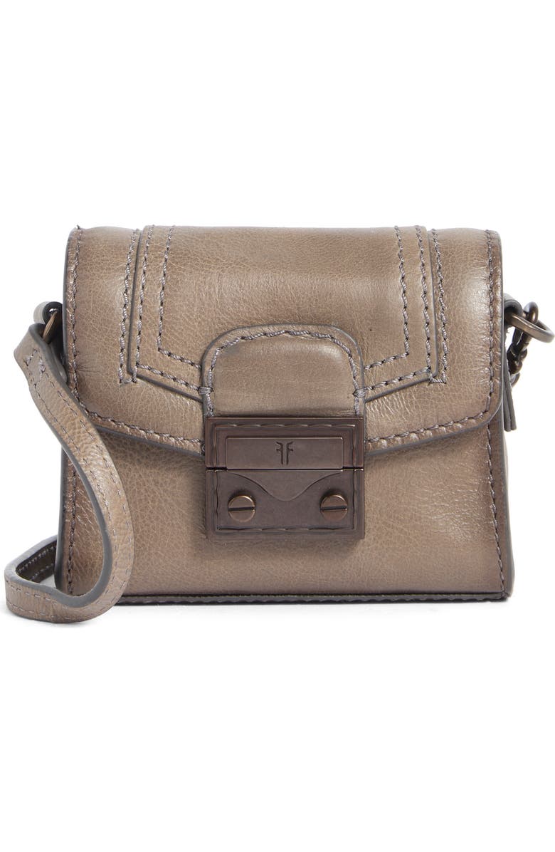 Frye Alex 4-Way Mini Leather Bag, Main, color, Shadow