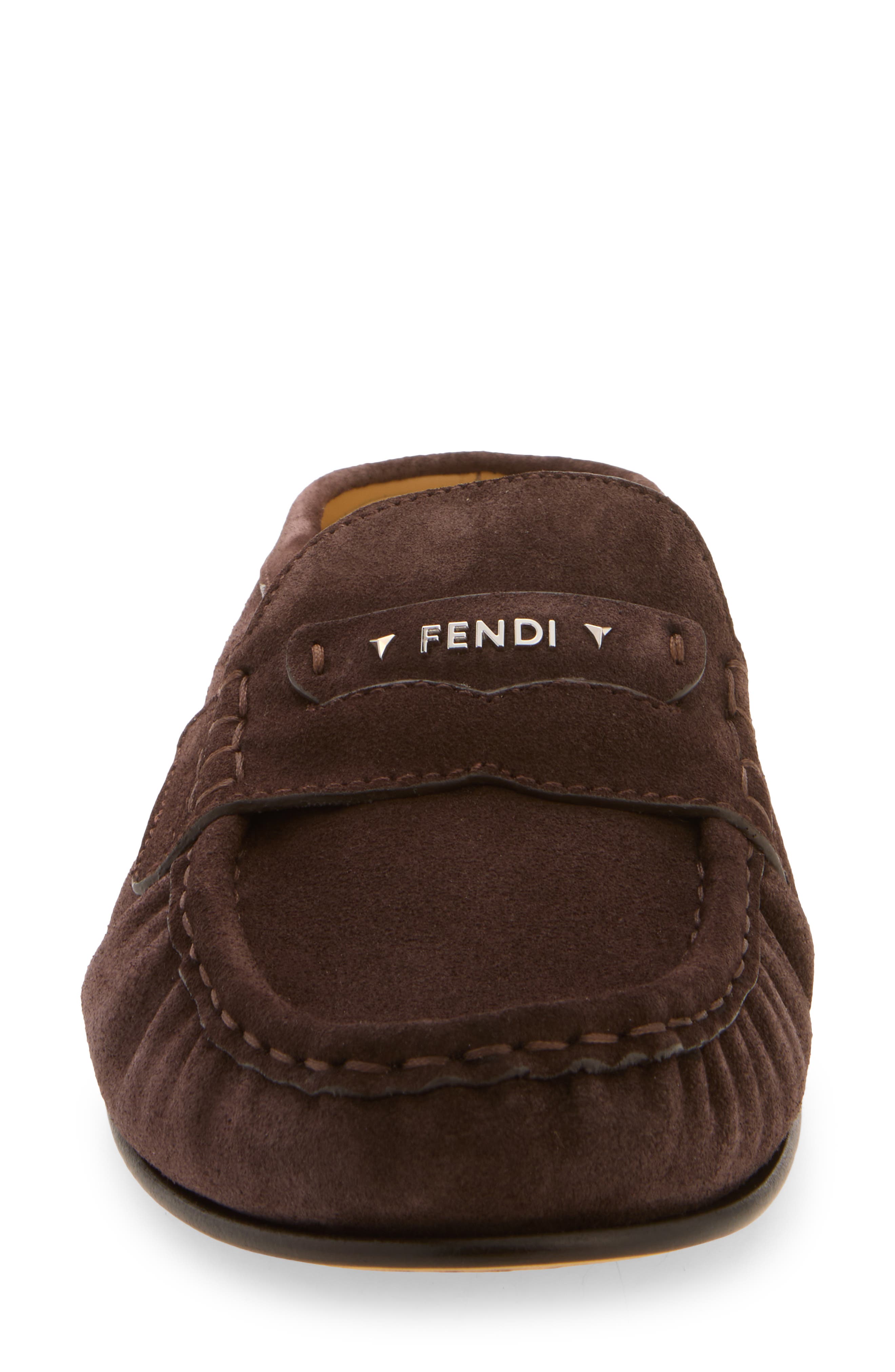 Scrunch Leather Mule, Alternate, color, F1UV7 BURNT MOGANO