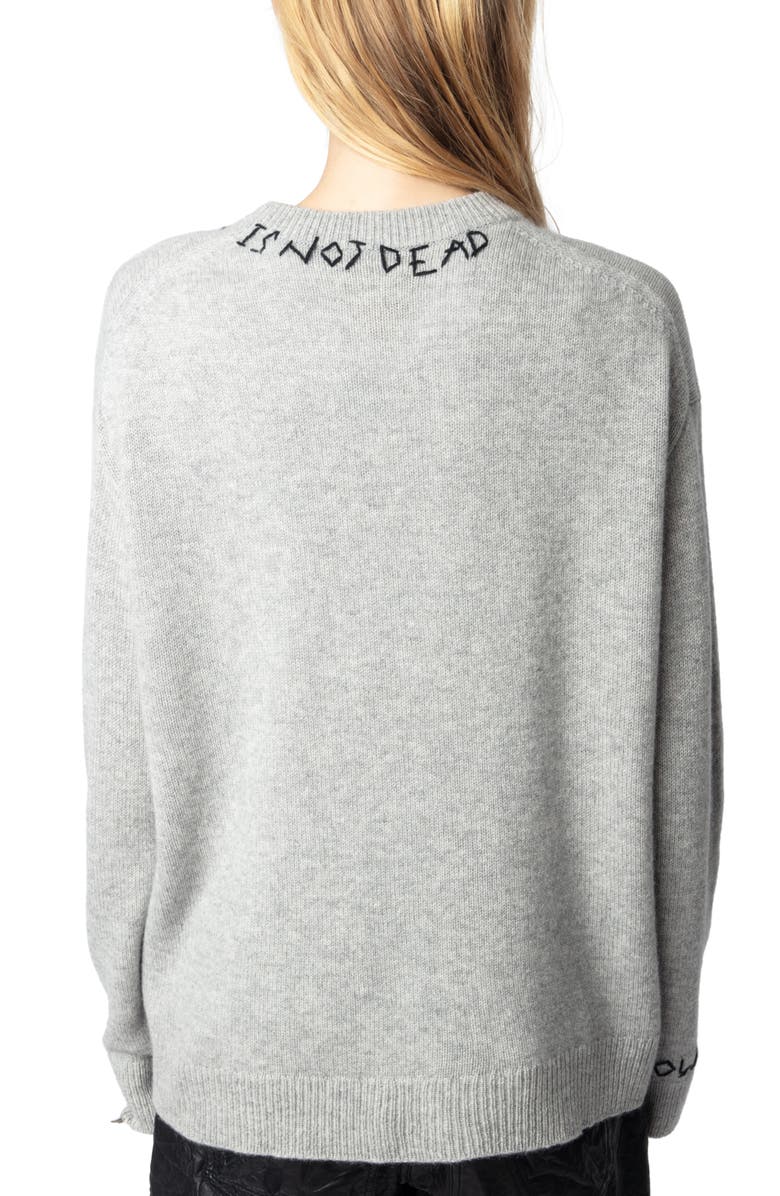 Zadig & Voltaire Markus R&R Cashmere Sweater, Alternate, color, 