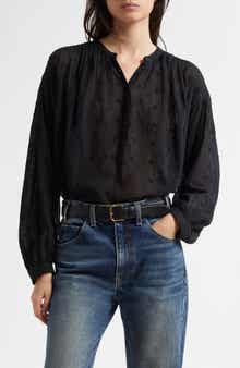 Nili Lotan Neville Embroidered Shirt