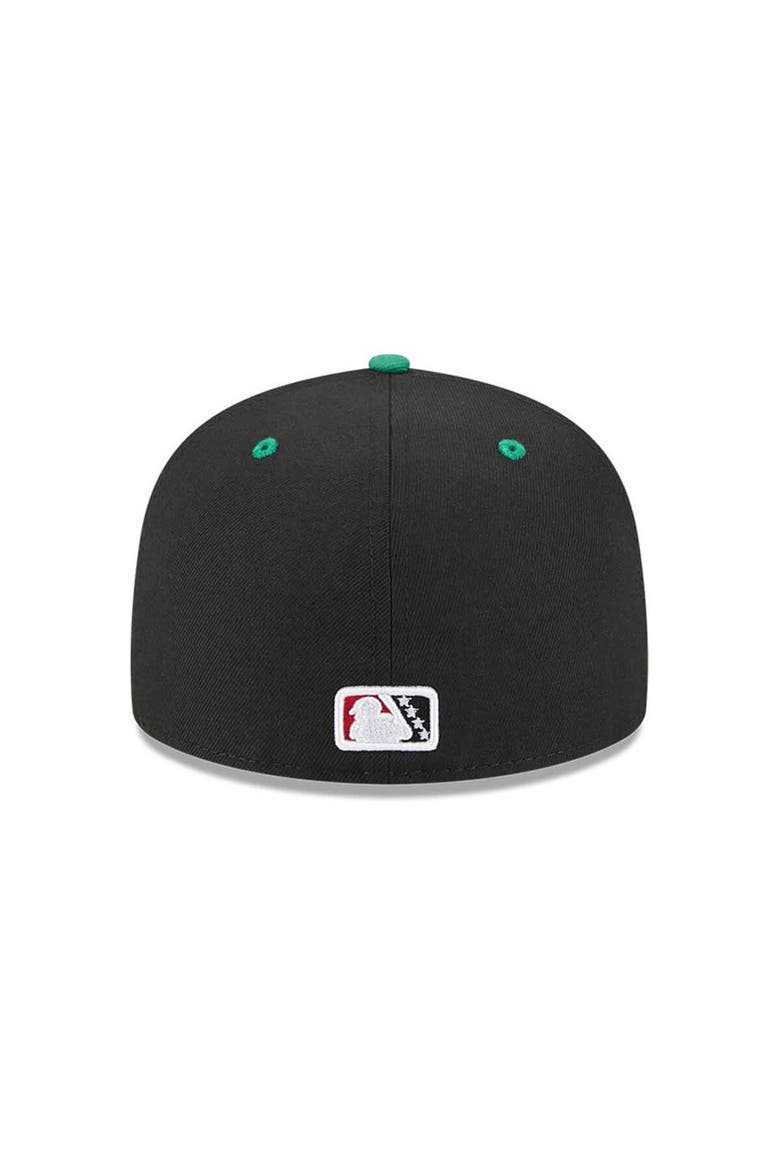 Men's New Era  Black Albuquerque Isotopes Theme Nights 59FIFTY Fitted Hat, Alternate, color, Black