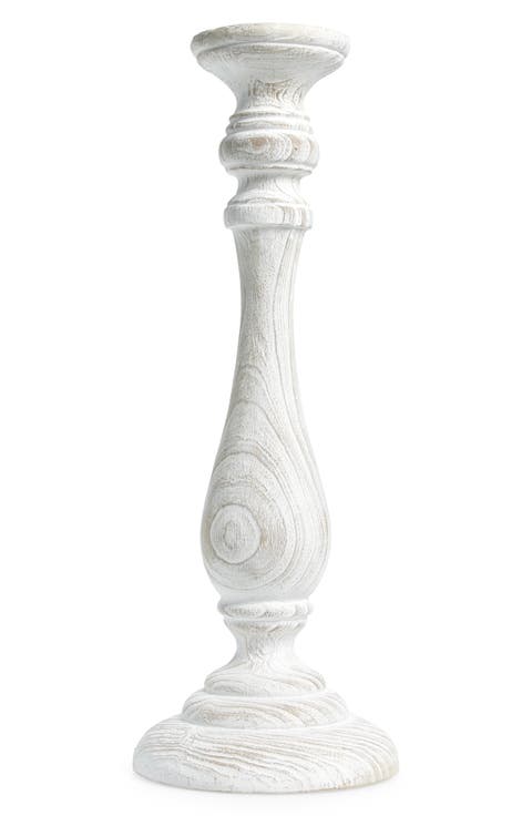 White Extra Large Pillar Candle Holder