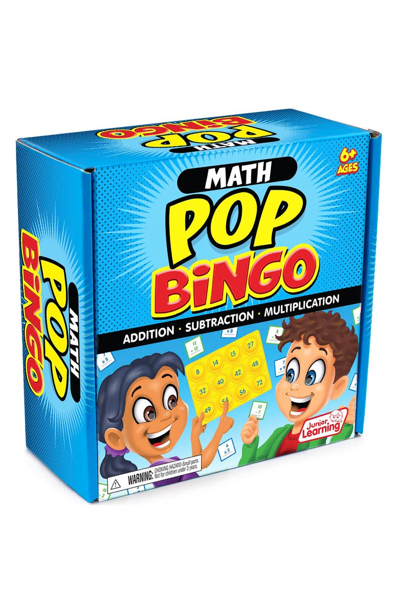Junior Learning Math Pop Bingo, Alternate, color, Multicolored