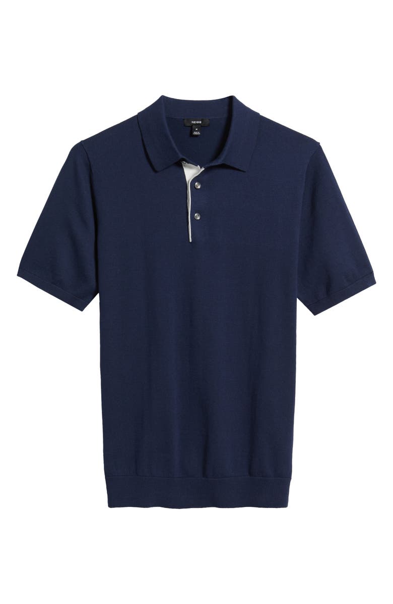 Reiss Finch Polo, Alternate, color, Navy