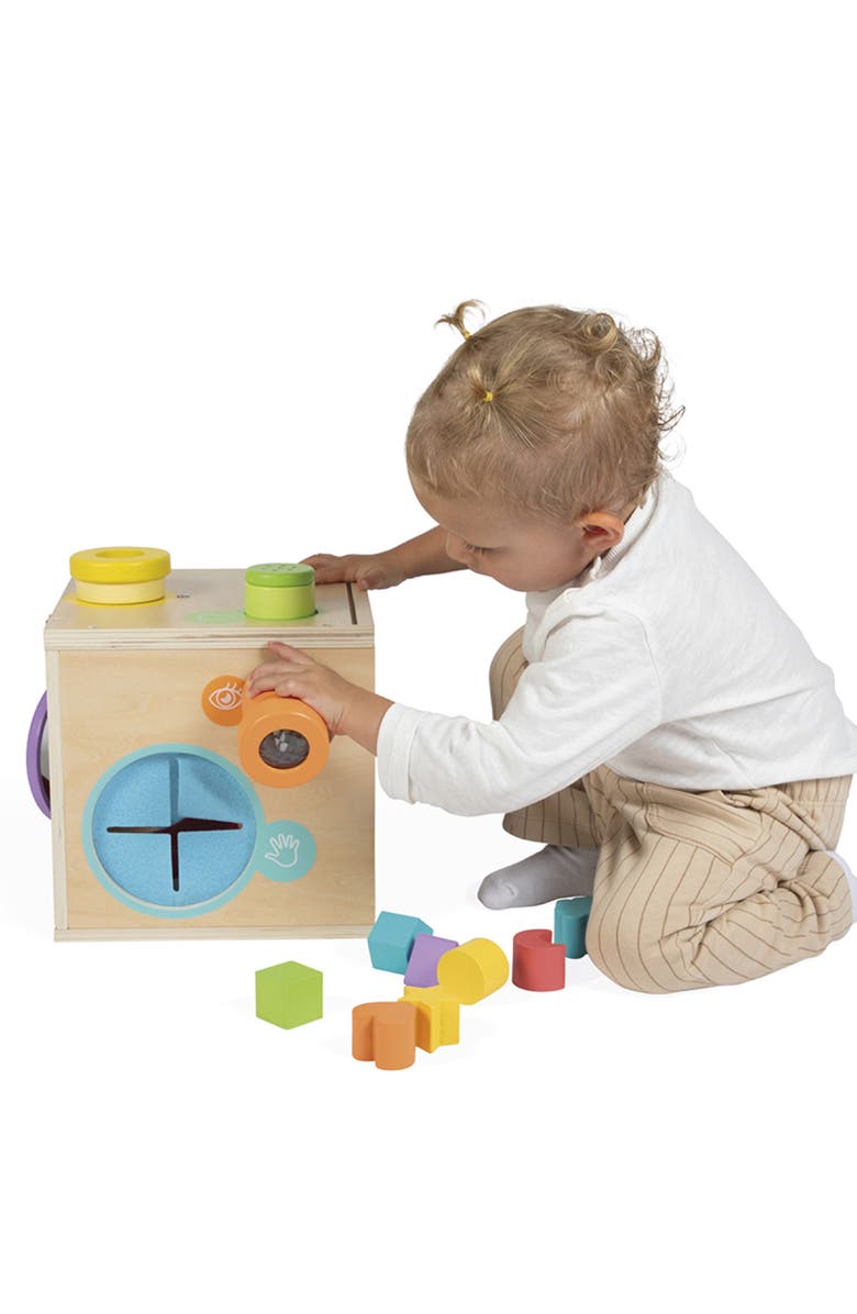 Janod Sensory Multi-Activity Discovery Box, Alternate, color, 