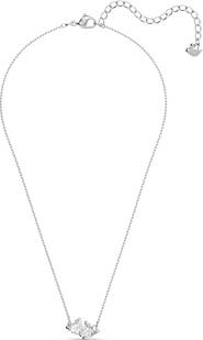 Swarovski Mesmera Crystal Hearts Pendant Necklace