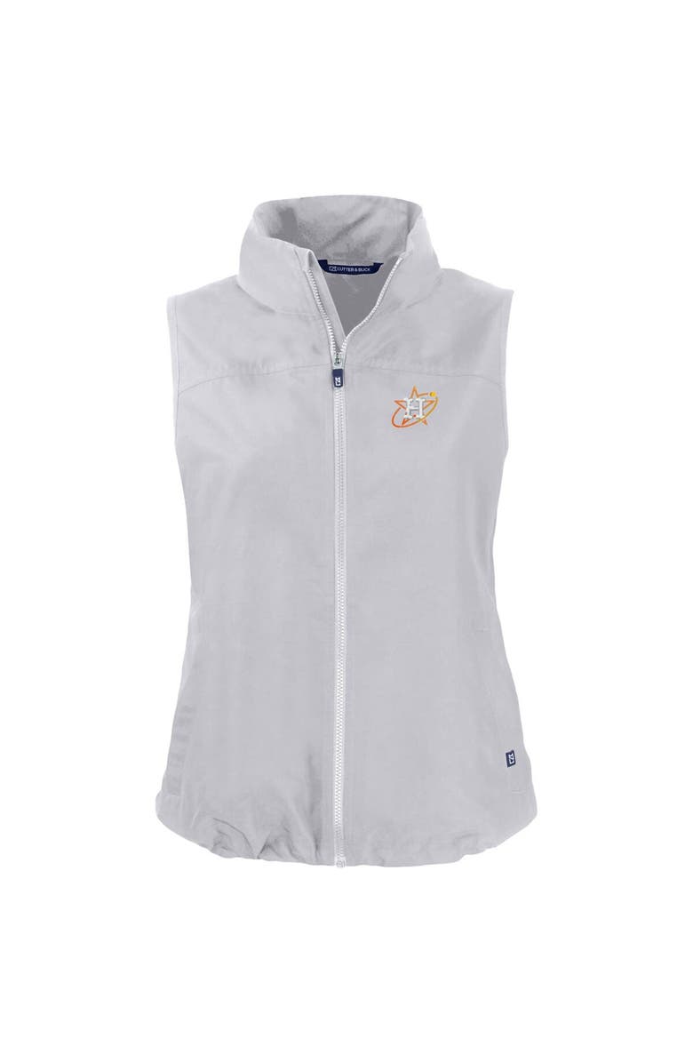 Cutter & Buck Women's Cutter & Buck  Gray Houston Astros City Connect Charter Eco Recycled Full-Zip Vest, Alternate, color, 
