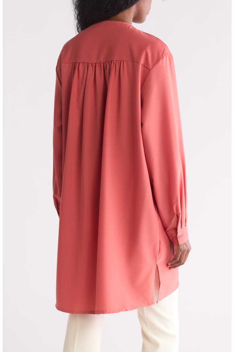 Oversize High-Low Tunic, Alternate, color, RUST