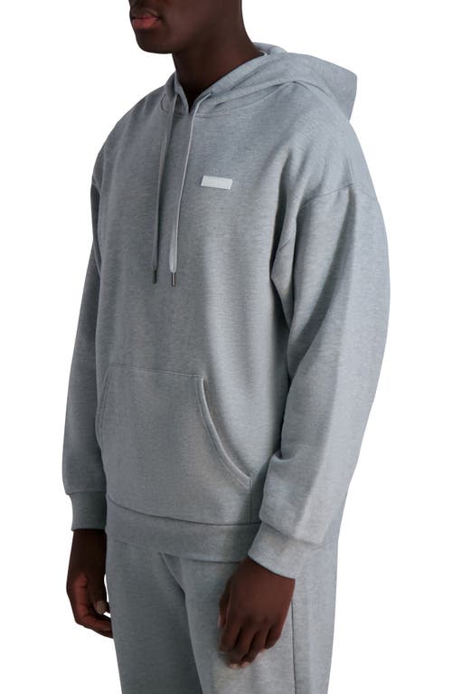 Karl Lagerfeld Paris Alo Hoodie In Light Grey