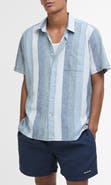 Barbour Portwell Stripe Summer Fit Short Sleeve Button-Up Shirt