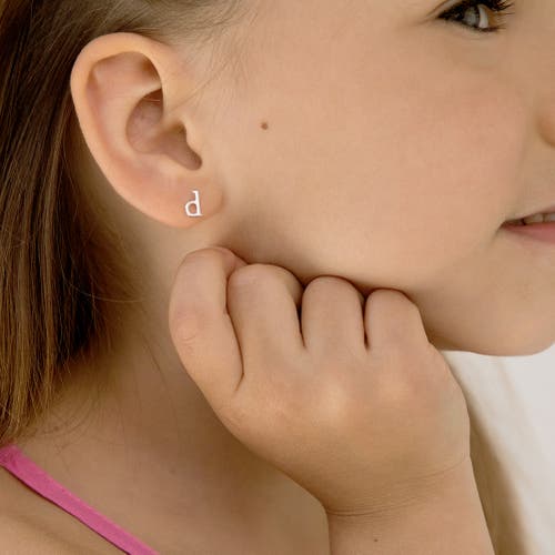 In Season Jewelry Polished Initial Letters Earrings In Letter K