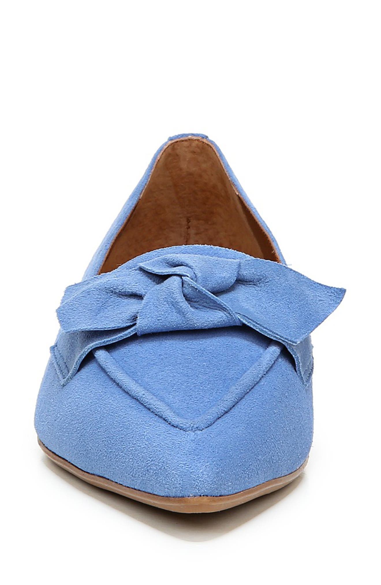 Raya Flat, Alternate, color, CORNFLOWER SUEDE