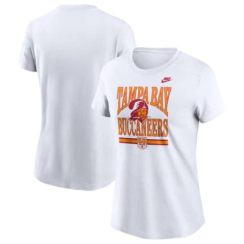 Women's Nike White Tampa Bay Buccaneers 50th Season T-Shirt