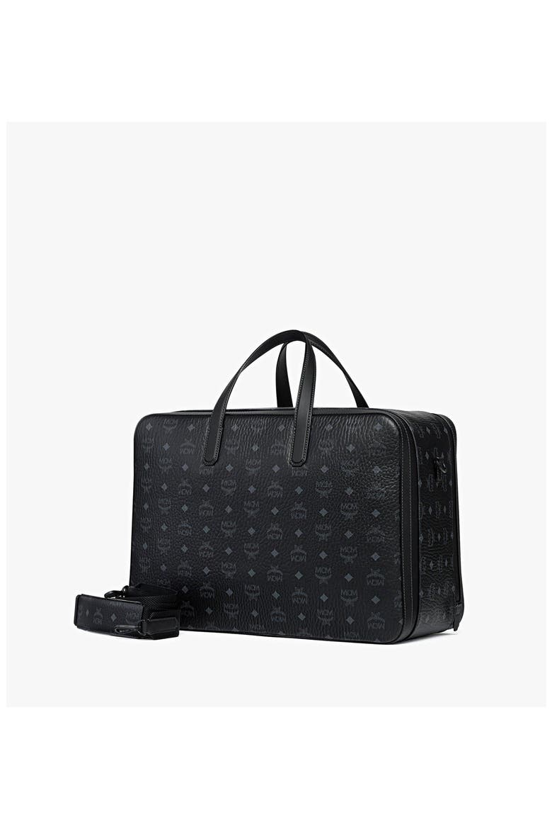 Ottomar Garment Bag in Visetos, Alternate, color, Black