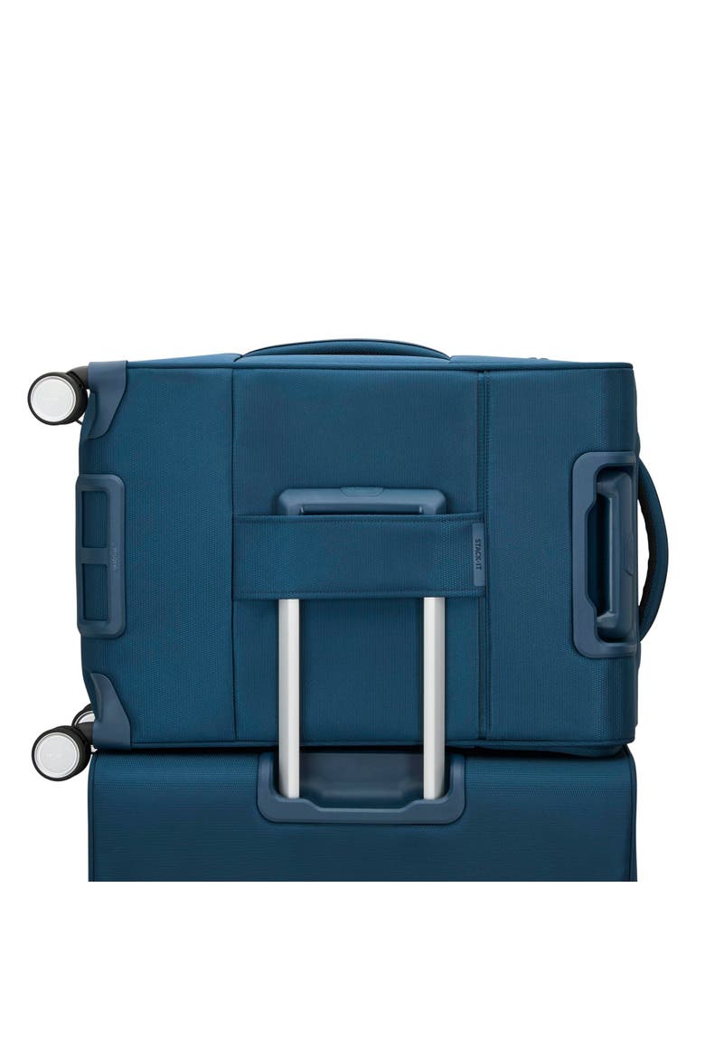 Portlift Softside 20" Carry On Spinner Luggage, Alternate, color, Marine Blue