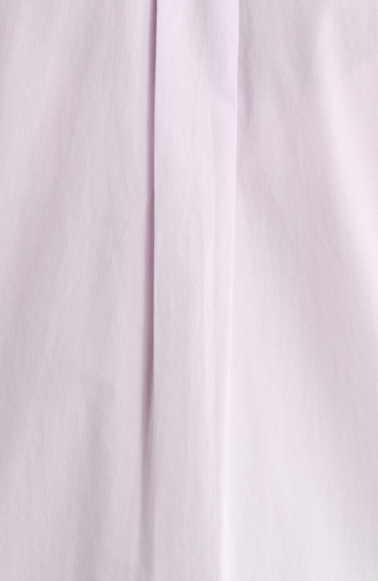 Eileen Fisher Classic Collared Organic Cotton Shirt, Alternate, color, Lilac Frost