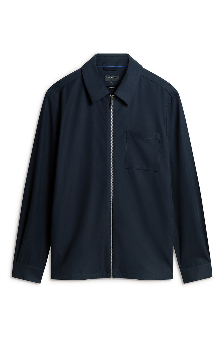 Frenkie Zip Shirt, Alternate, color, NAVY
