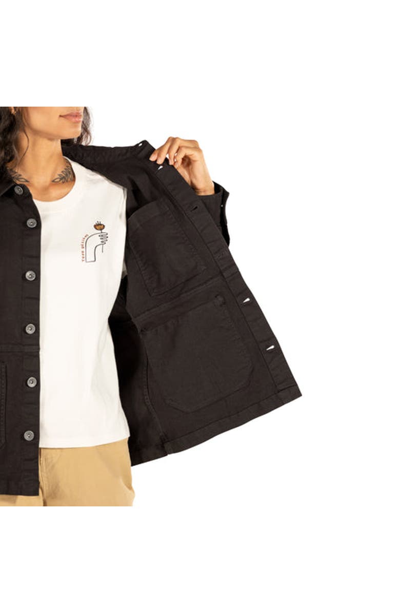 Topo Designs Women's Utility Jacket, Alternate, color, Black