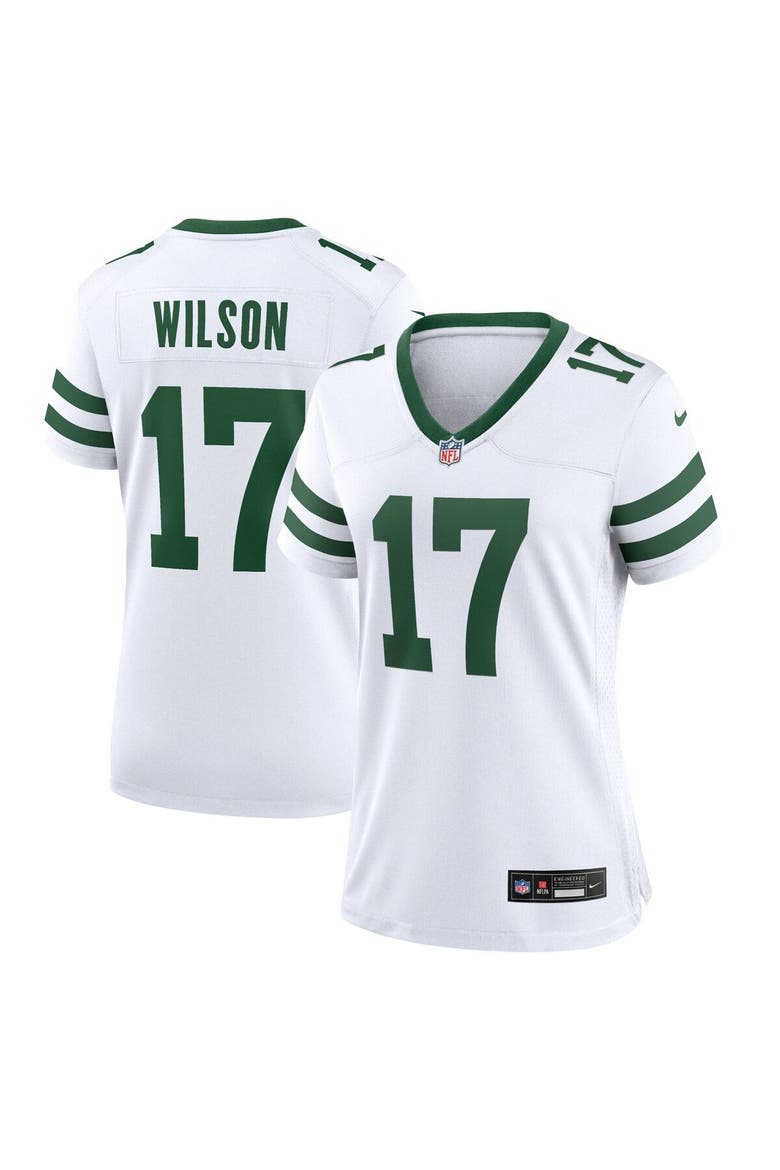 Women's Nike Garrett Wilson White New York Jets Player Jersey, Main, color, White