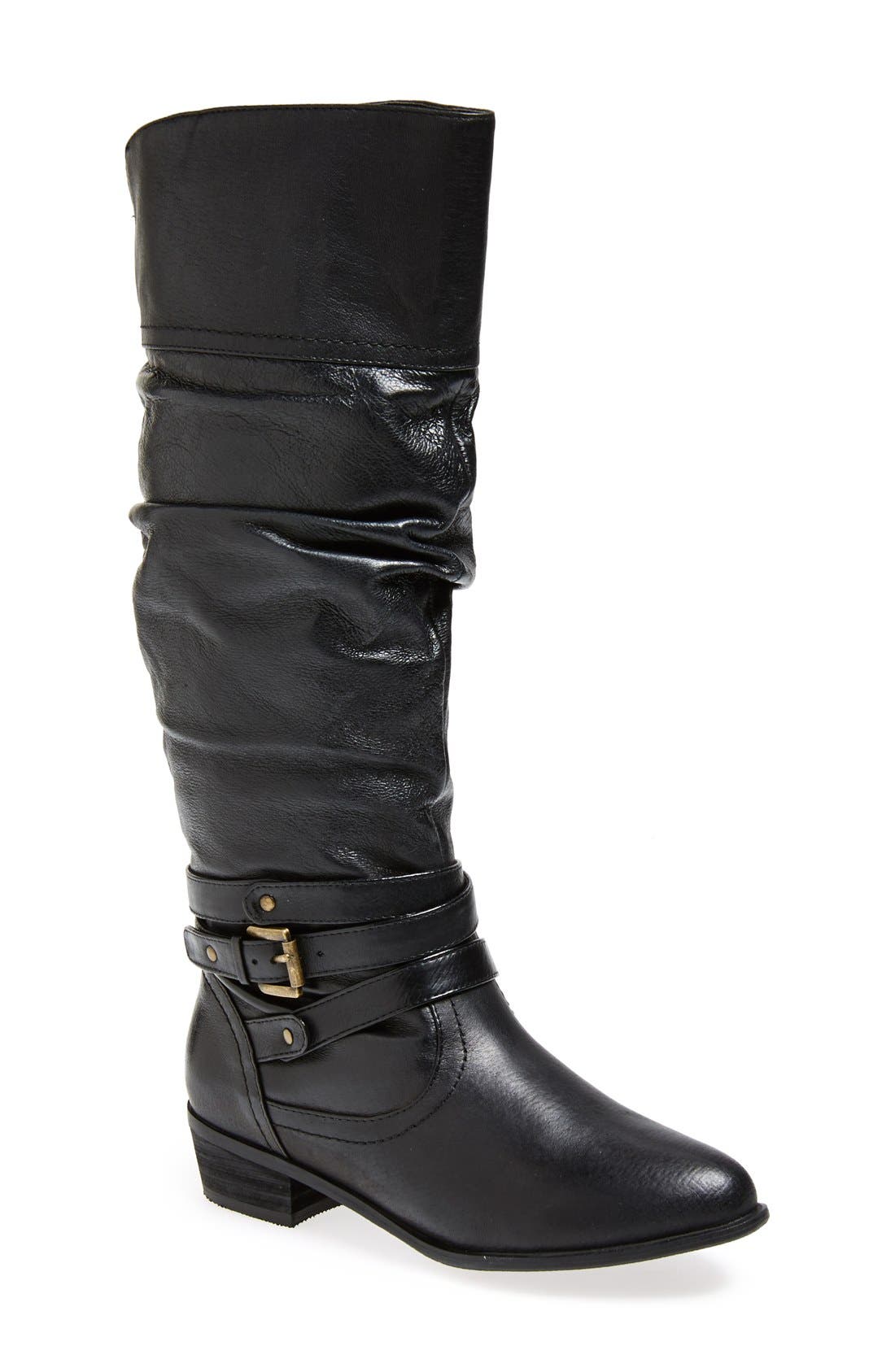 'Casstro' Boot, Main, color, BLACK