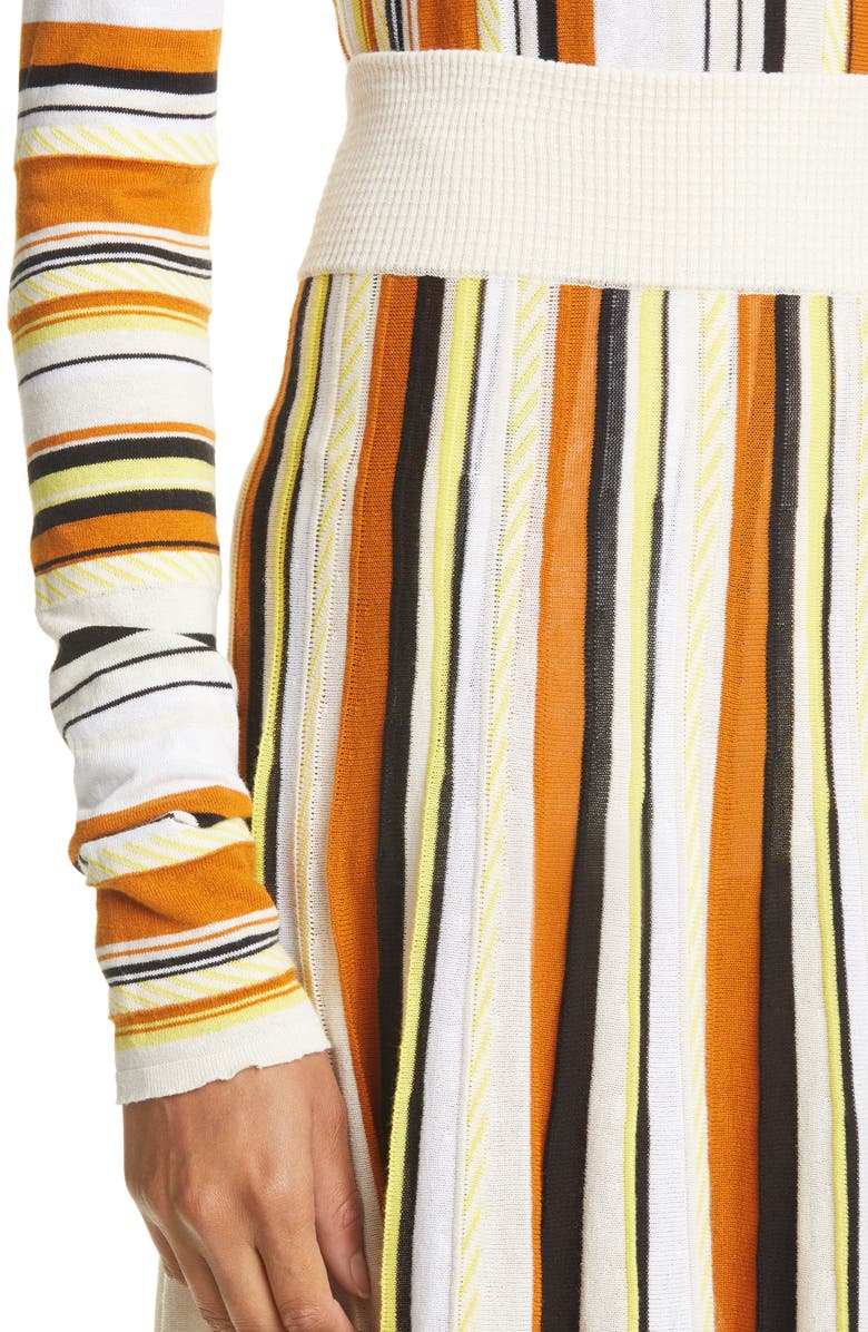 Rodebjer Marika Stripe Skirt, Alternate, color, 