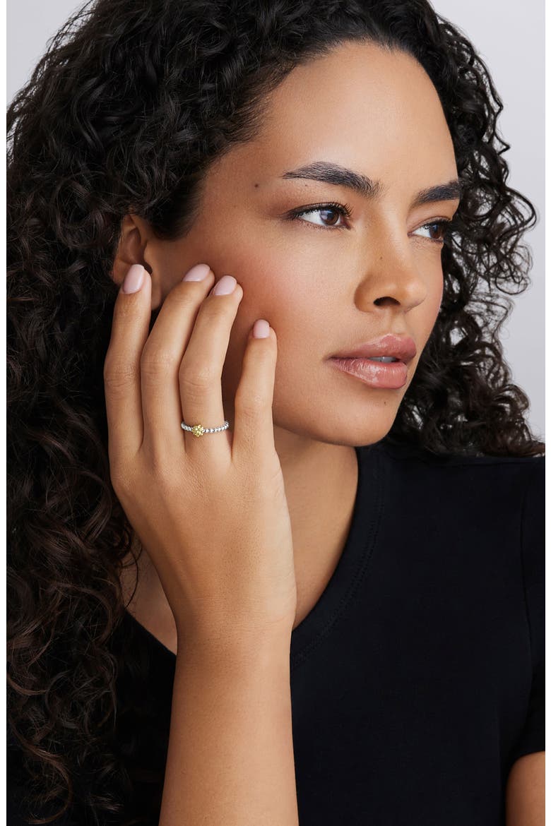 Caviar Icon Bead Ring, Alternate, color, GOLD