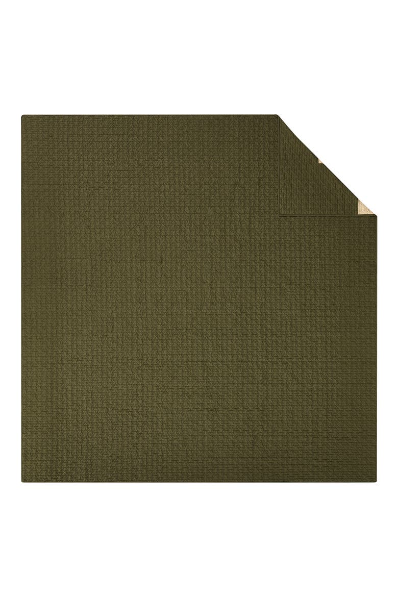 Tumalo Cotton Quilt, Alternate, color, GREEN