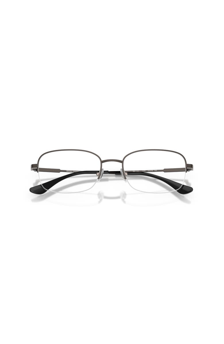 Brooks Brothers 54mm Rectangle optical glasses, Alternate, color, Grey