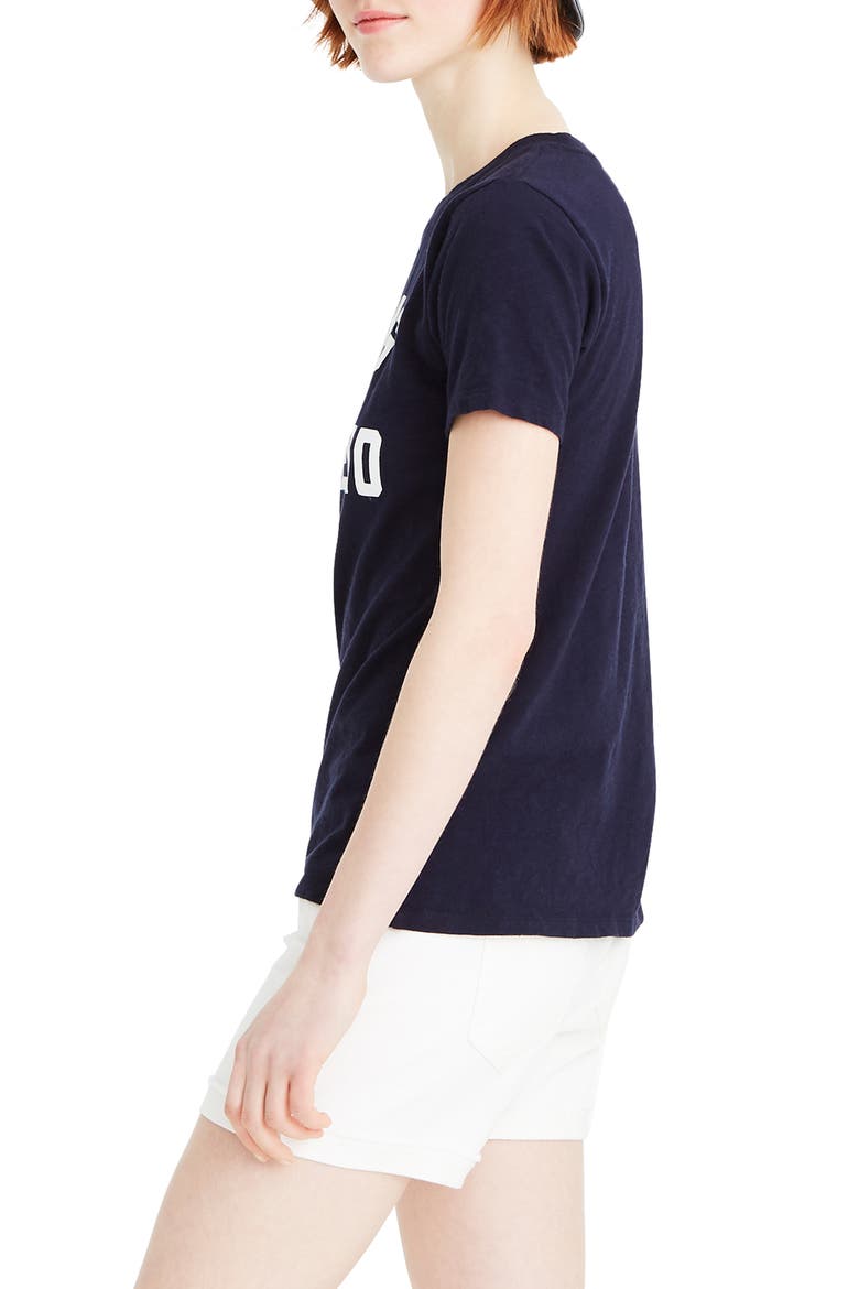 Long Weekend Crewneck Tee, Alternate, color, NAVY