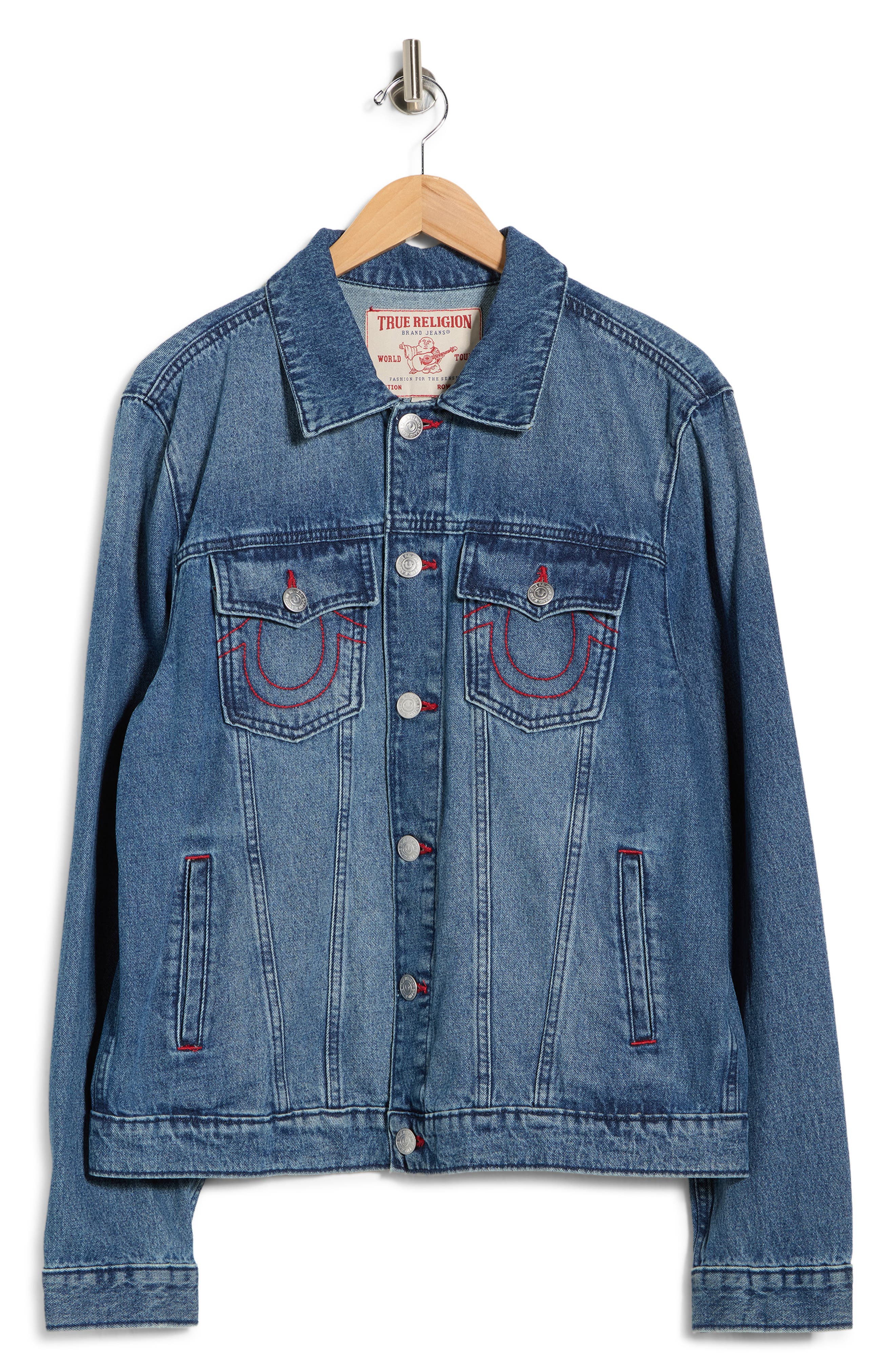 True Religion Jessie Denim Trucker Jacket