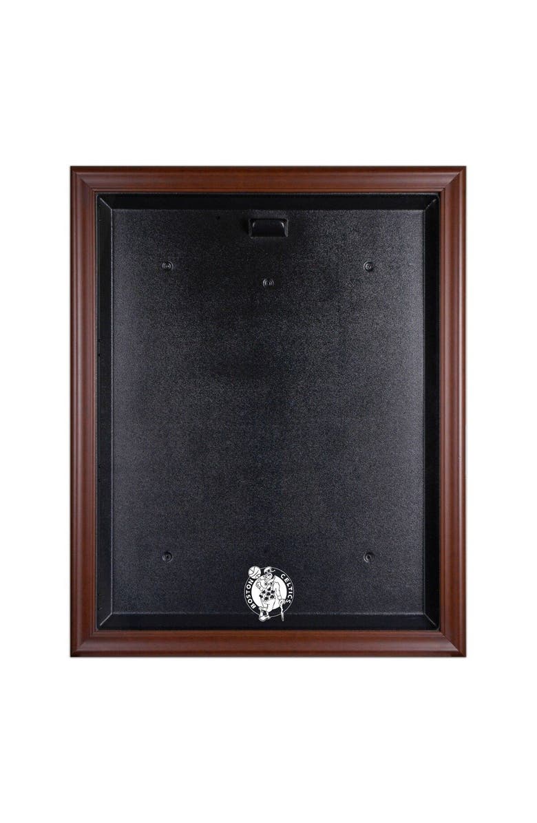 FANATICS AUTHENTIC Boston Celtics Brown Framed Team Logo Jersey Display Case, Main, color, 