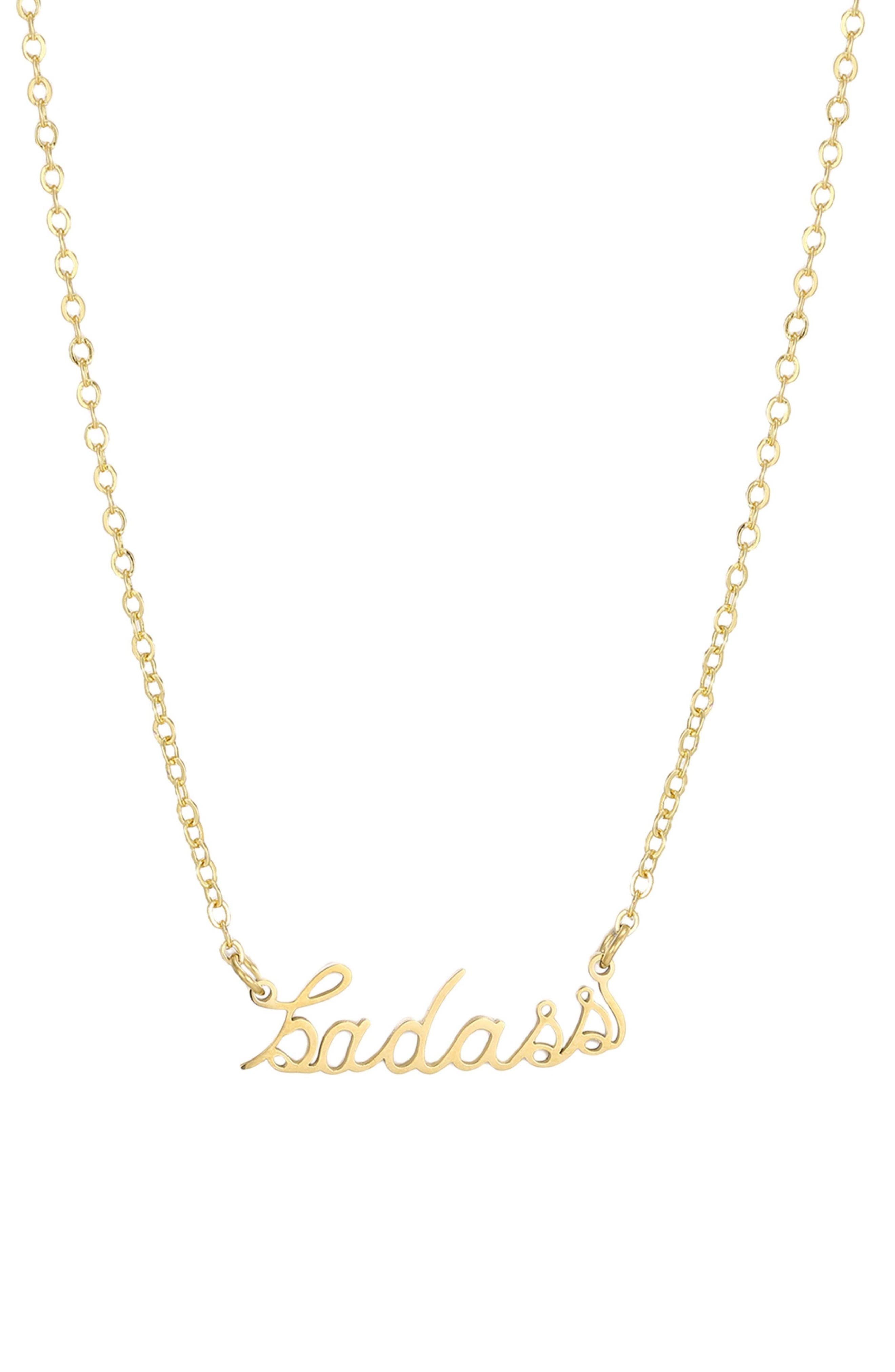 Adornia 'Badass' Pendant Necklace