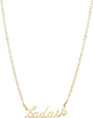 Adornia 'Badass' Pendant Necklace