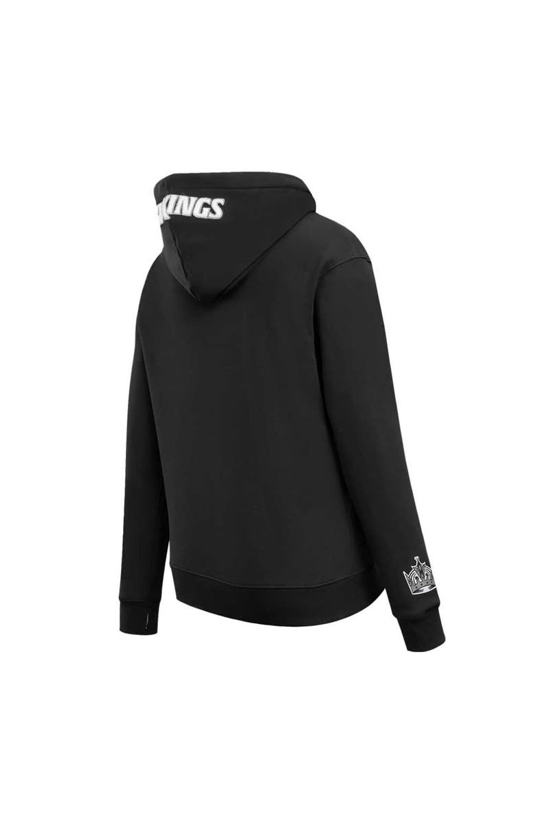 PRO STANDARD Women's Pro Standard Black Los Angeles Kings Classic Chenille Pullover Hoodie, Alternate, color, 