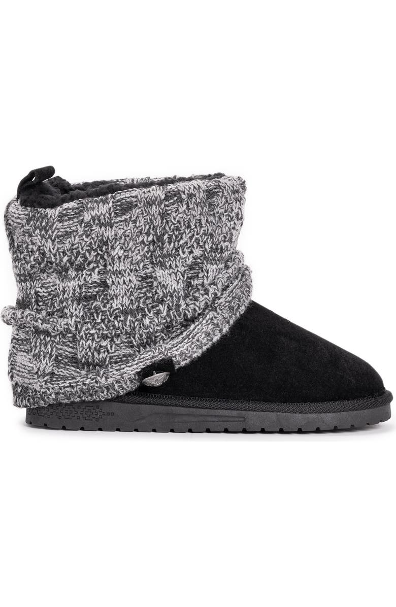 MUK LUKS ESSENTIALS Essentials Faux Shearling Lined Cable Knit Shaft Boot - Wide Width Available, Alternate, color,